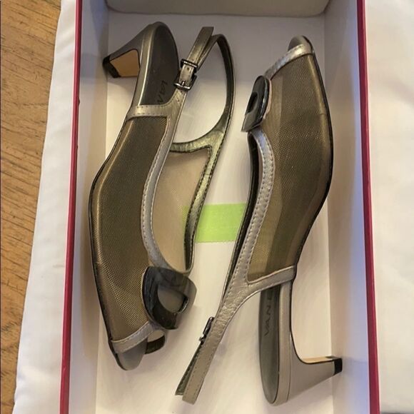 VANELI LEATHER MESH SANDALS.  NEW - Picture 4 of 8